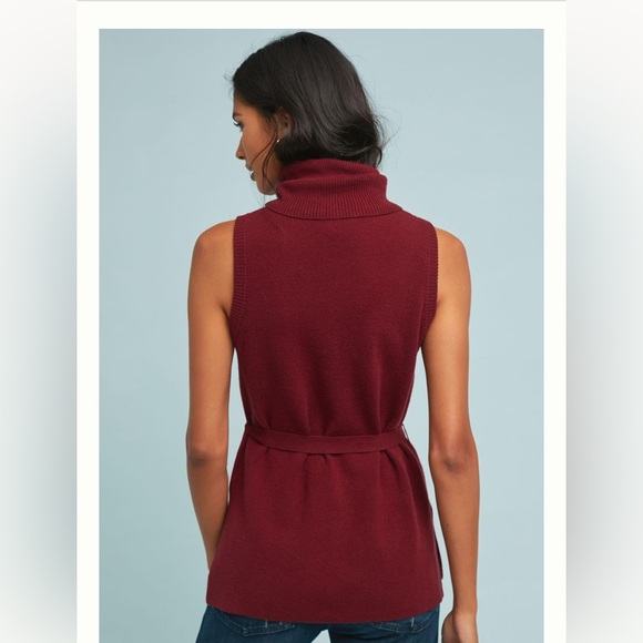 Anthropology Belted sleeveless turtleneck - Picture 3 of 12